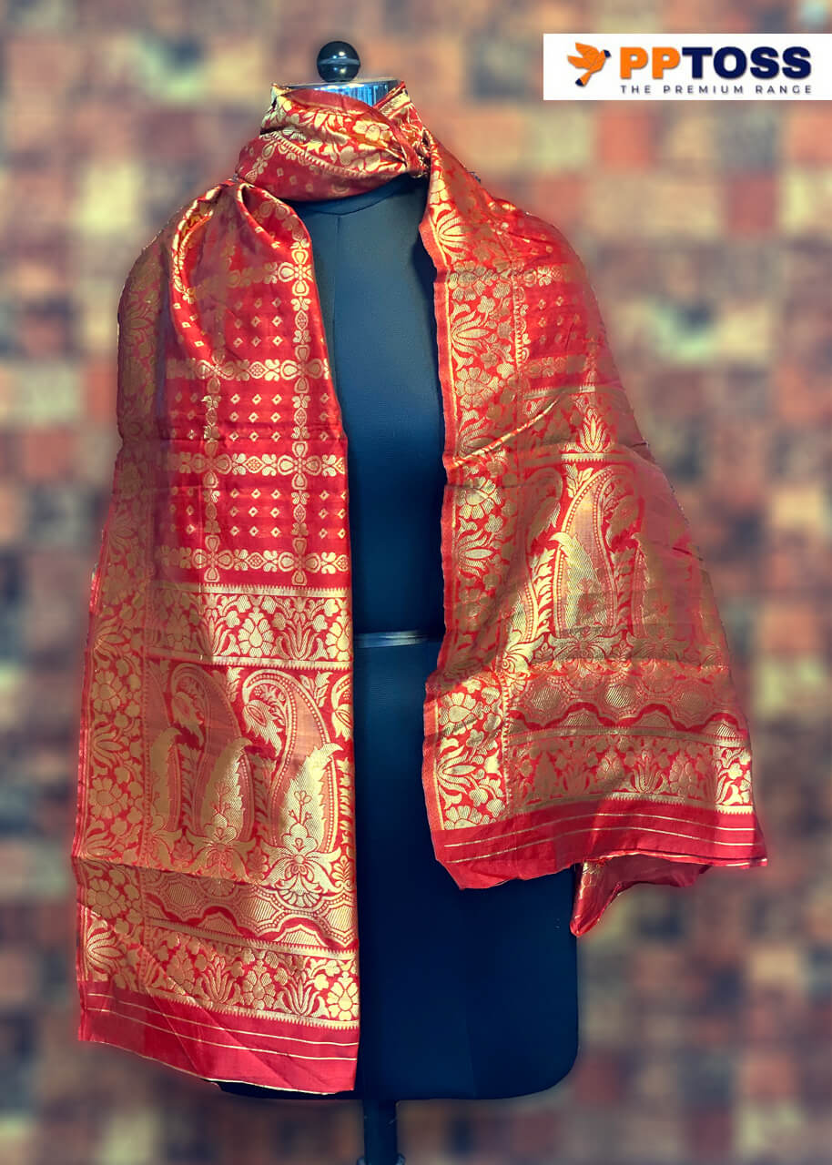 Pptoss Banarasi Silk Dupatta 10 Designer Fancy Banarasi Silk Dupatta Collection